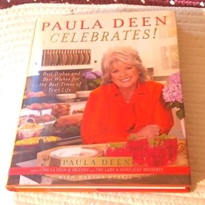 🎄🎁Paula Deen 2006 Celebrates! Cookbook in Vintage VGC.